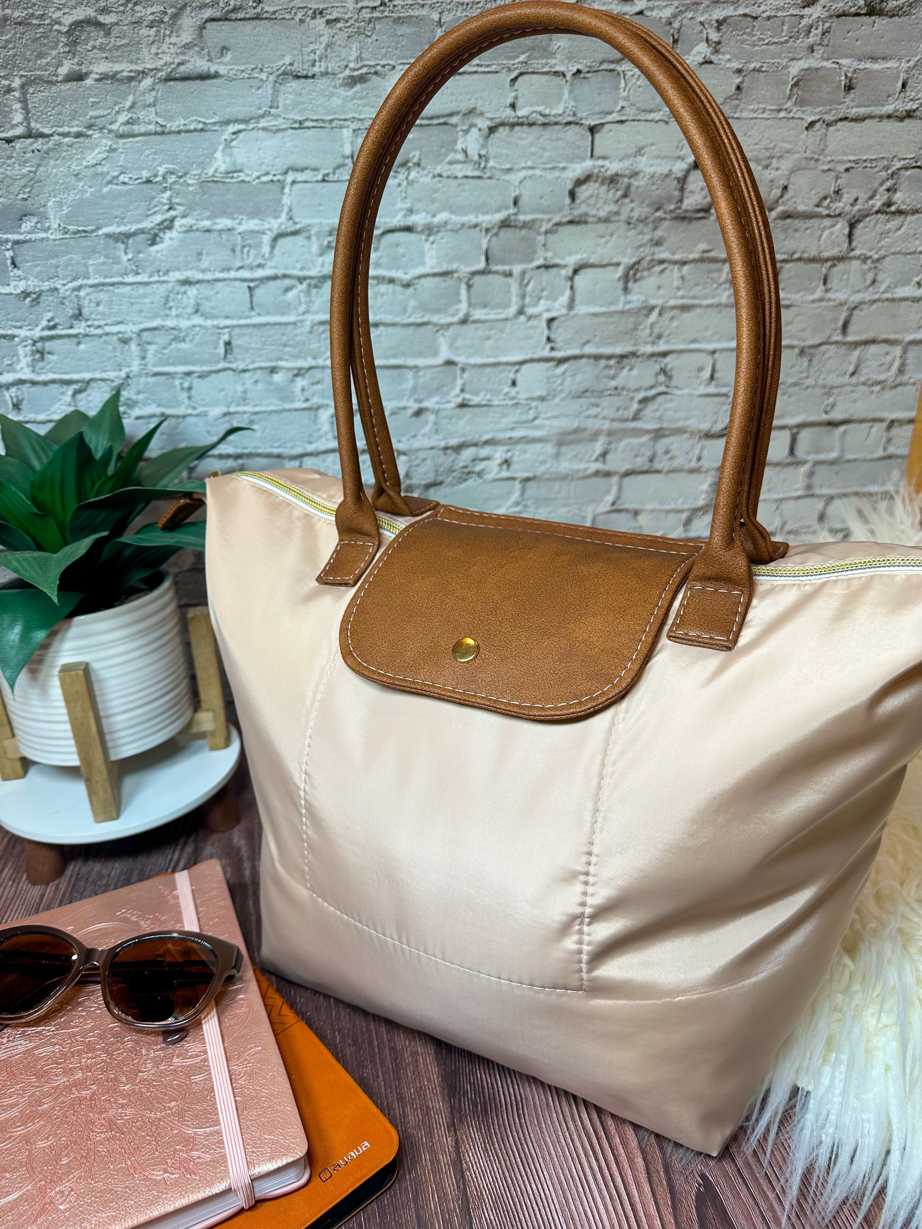 Champion tote shops bag brown